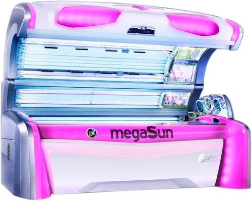 Nowoczesne łóżko w solarium w Kołobrzegu - Łóżko MegaSun 6800 Ultra Power (mgiełka)
